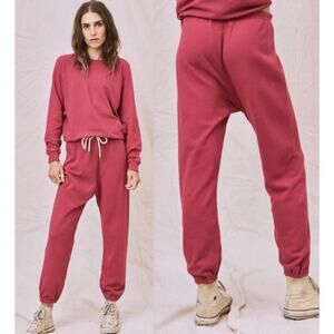 The Great Stadium Sweatpants Cotton  Sweet Plum Size 1 Small